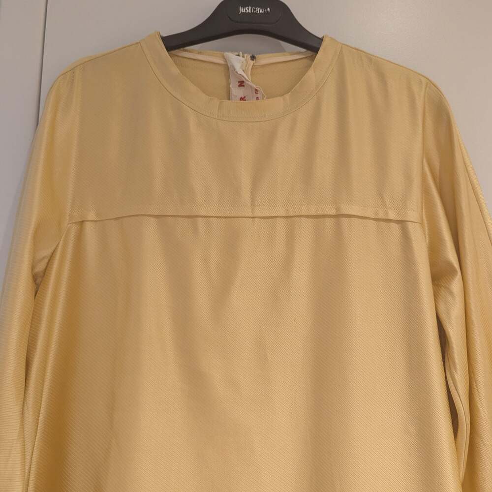 Marni Margot buttercup Valencia long dress